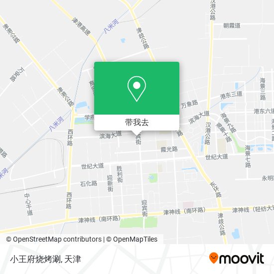 小王府烧烤涮地图