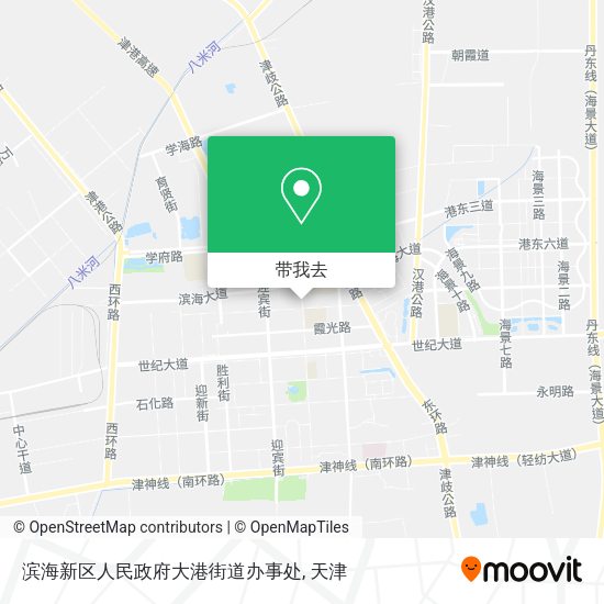 滨海新区人民政府大港街道办事处地图