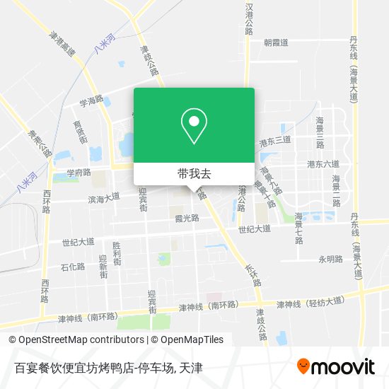 百宴餐饮便宜坊烤鸭店-停车场地图