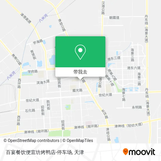 百宴餐饮便宜坊烤鸭店-停车场地图