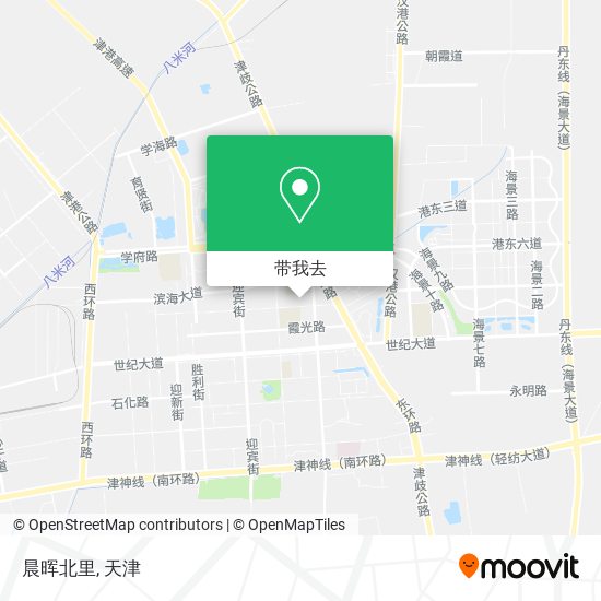 晨晖北里地图
