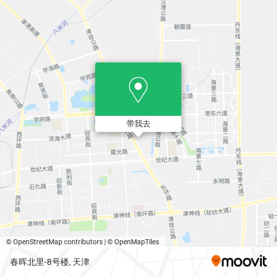 春晖北里-8号楼地图