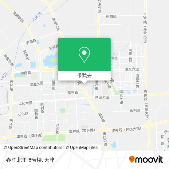 春晖北里-8号楼地图