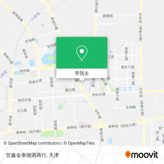 贺鑫金泰烟酒商行地图