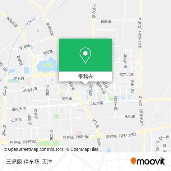 三鼎园-停车场地图