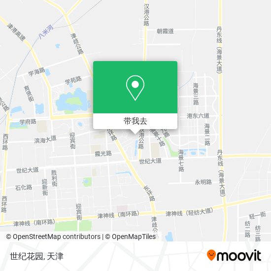 世纪花园地图