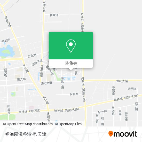 福渔园溪谷港湾地图