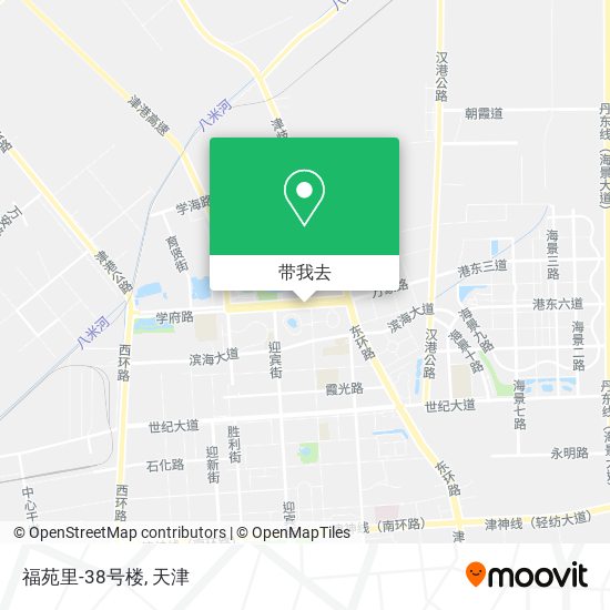 福苑里-38号楼地图