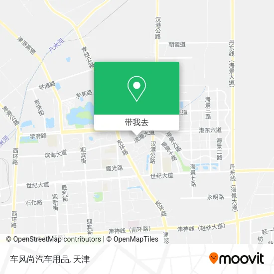 车风尚汽车用品地图