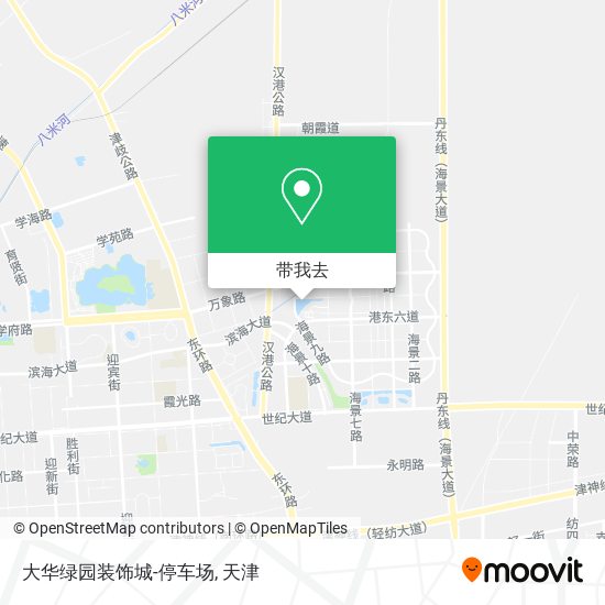 大华绿园装饰城-停车场地图