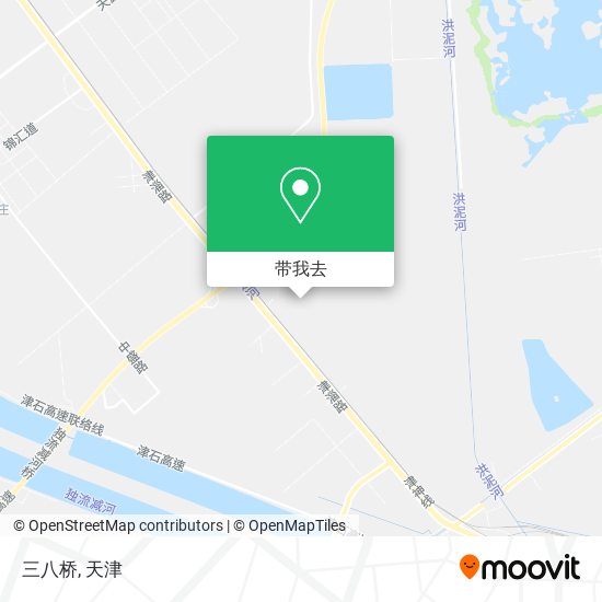 三八桥地图