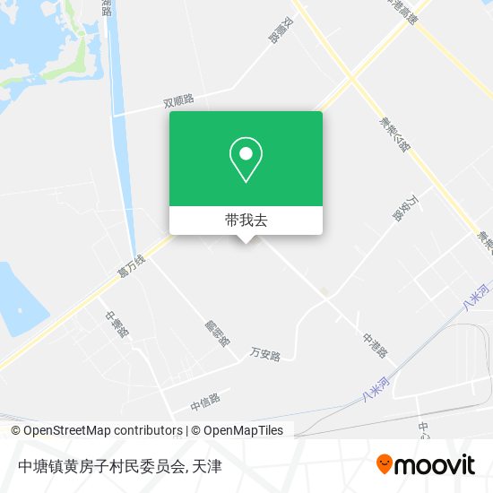 中塘镇黄房子村民委员会地图
