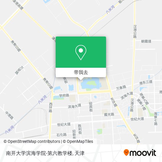 南开大学滨海学院-第六教学楼地图