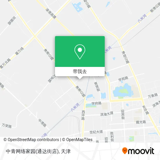 中青网络家园(通达街店)地图