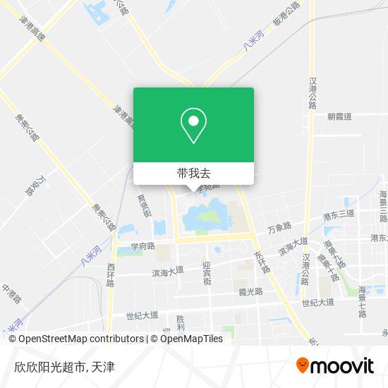 欣欣阳光超市地图