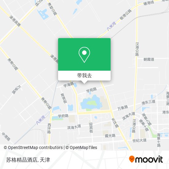 苏格精品酒店地图
