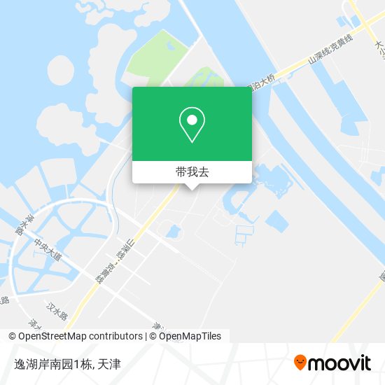 逸湖岸南园1栋地图