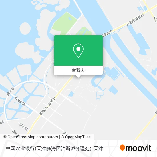 中国农业银行(天津静海团泊新城分理处)地图