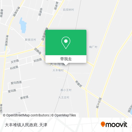大丰堆镇人民政府地图