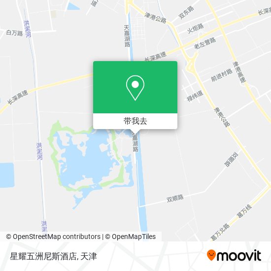 星耀五洲尼斯酒店地图