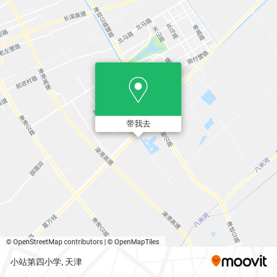 小站第四小学地图