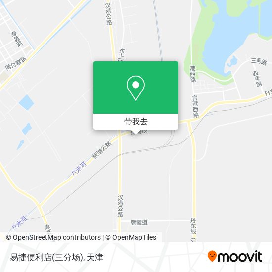 易捷便利店(三分场)地图