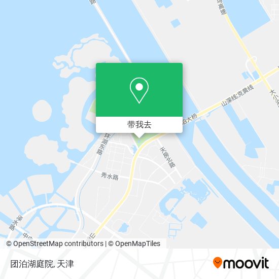团泊湖庭院地图