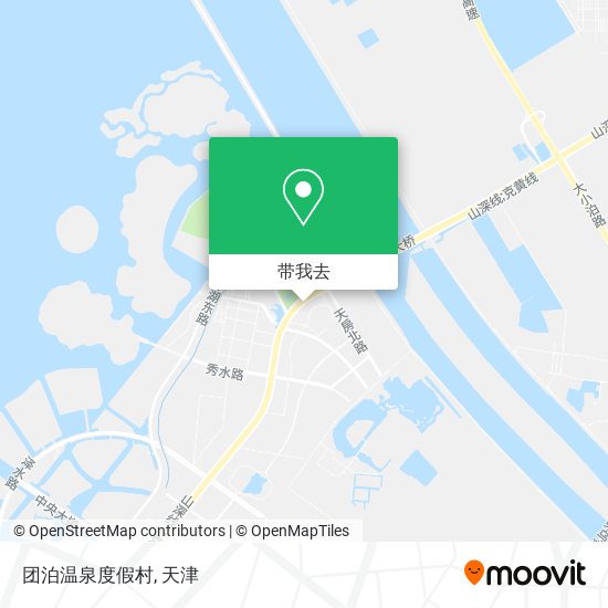 团泊温泉度假村地图