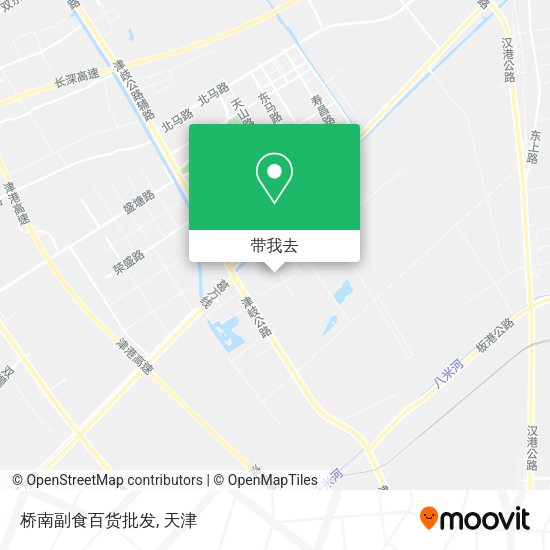 桥南副食百货批发地图