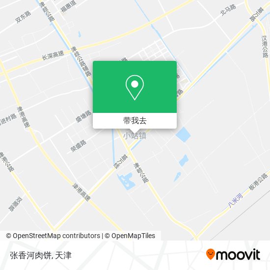 张香河肉饼地图