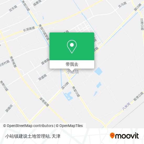小站镇建设土地管理站地图