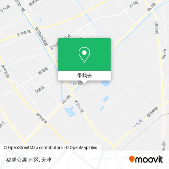 福馨公寓-南区地图