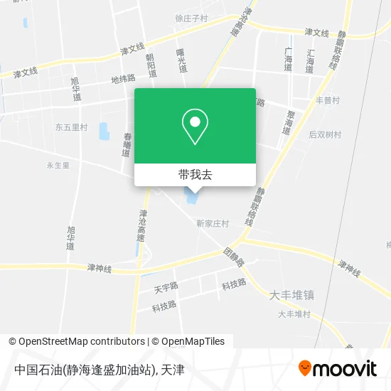 中国石油(静海逢盛加油站)地图