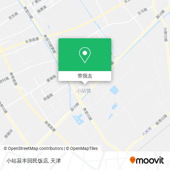 小站菽丰回民饭店地图