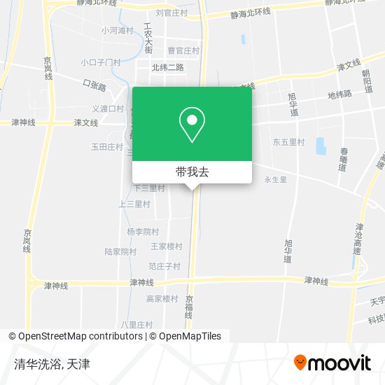 清华洗浴地图