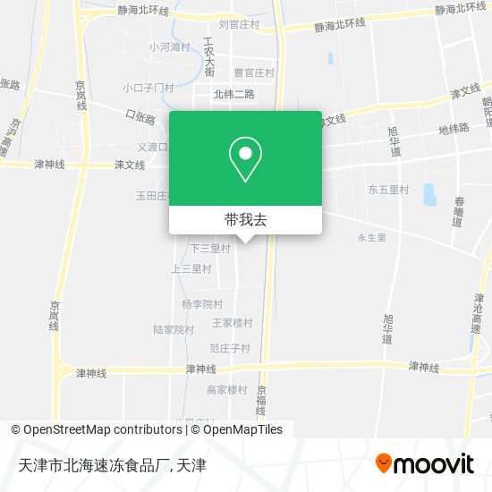 天津市北海速冻食品厂地图