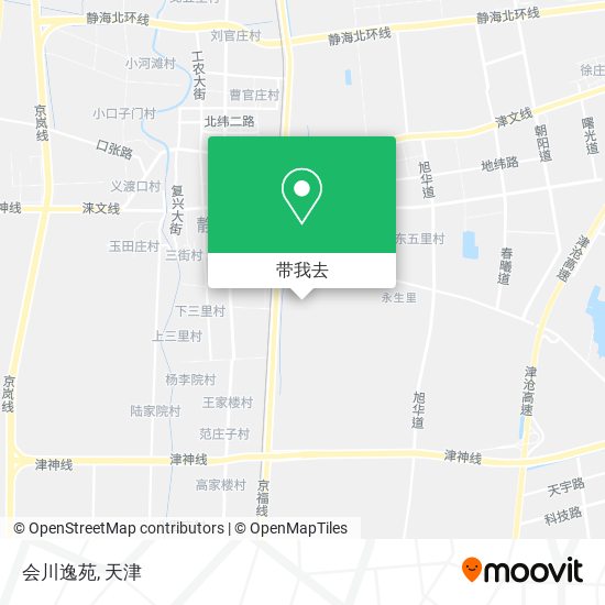 会川逸苑地图