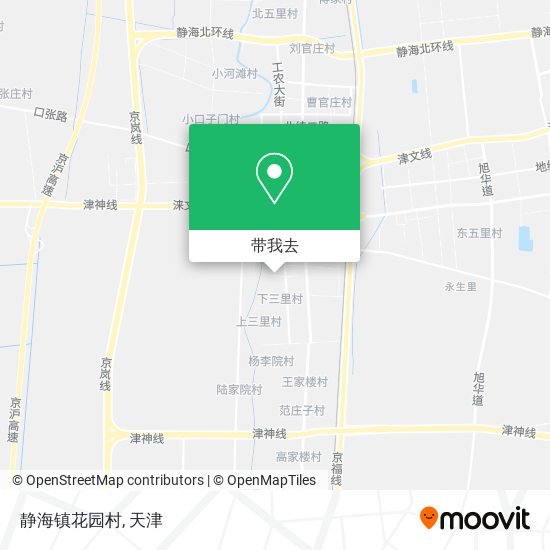 静海镇花园村地图