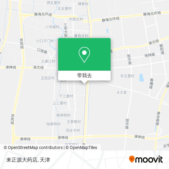 来正源大药店地图