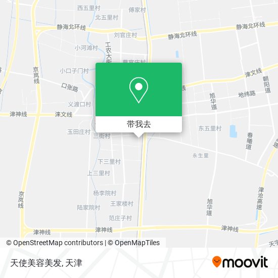 天使美容美发地图
