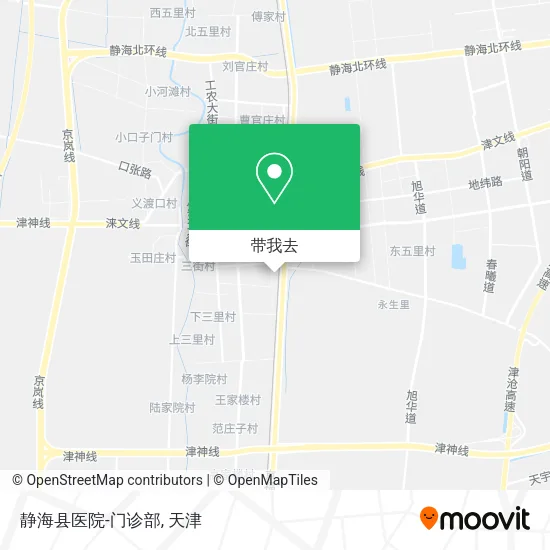 静海县医院-门诊部地图
