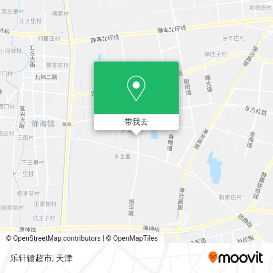 乐轩辕超市地图