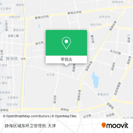 静海区城东环卫管理所地图