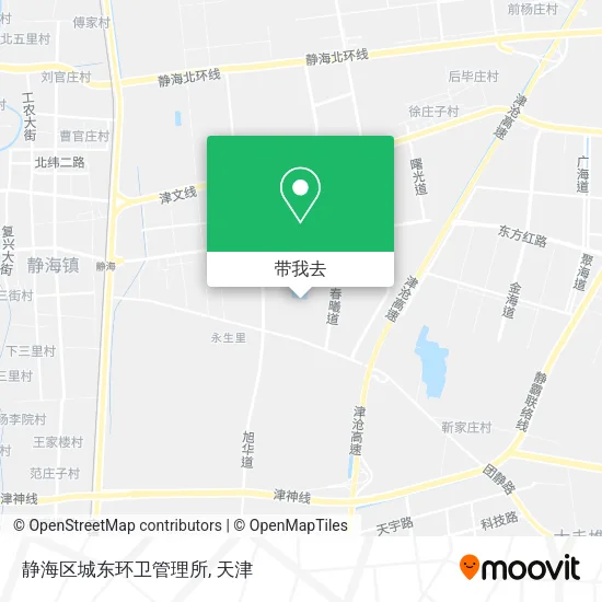 静海区城东环卫管理所地图