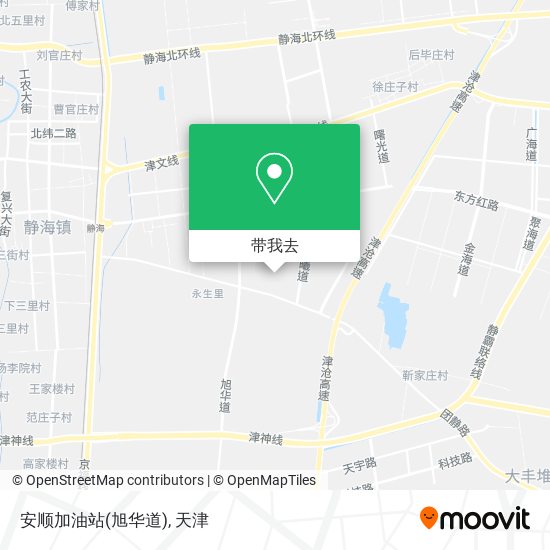 安顺加油站(旭华道)地图