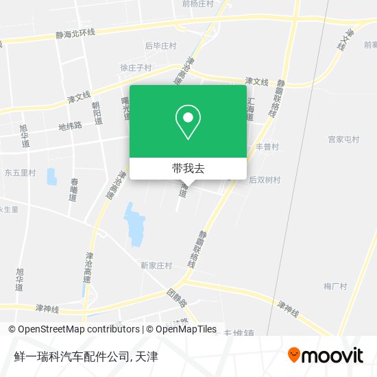 鲜一瑞科汽车配件公司地图