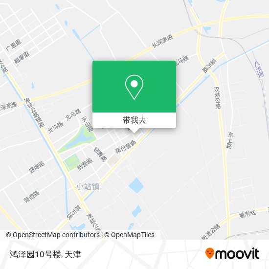 鸿泽园10号楼地图