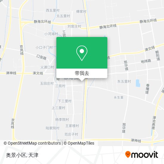 奥景小区地图