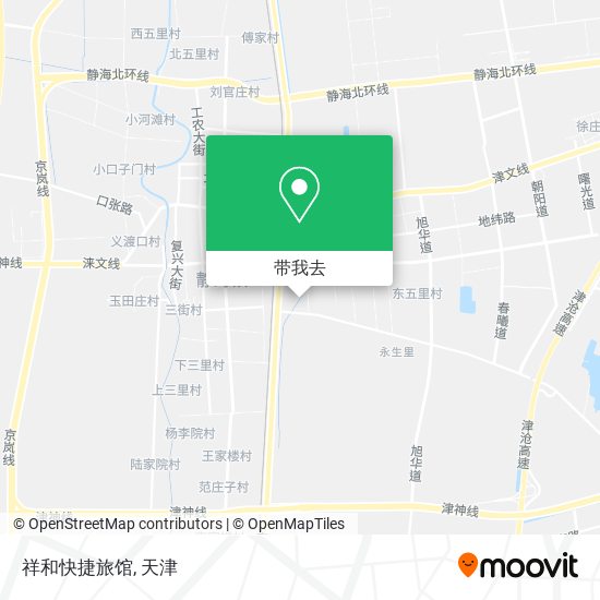 祥和快捷旅馆地图