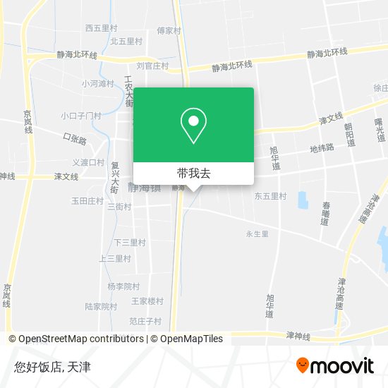 您好饭店地图